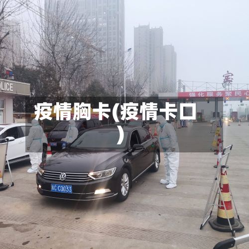 疫情胸卡(疫情卡口)-第2张图片