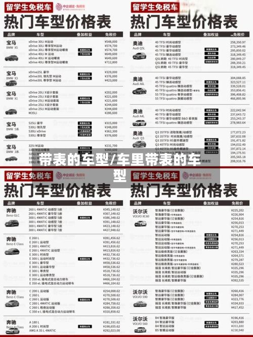 带表的车型/车里带表的车型