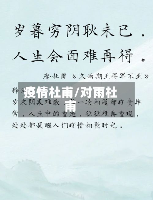 疫情杜甫/对雨杜甫-第3张图片