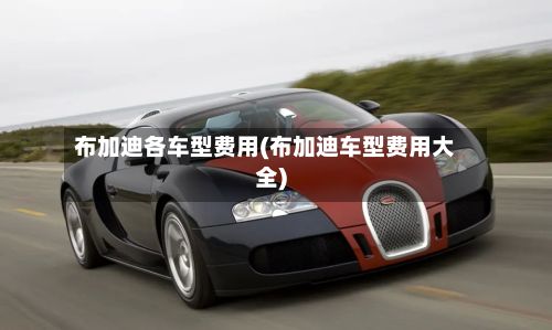 布加迪各车型费用(布加迪车型费用大全)-第2张图片
