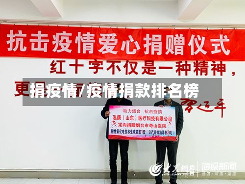 捐疫情/疫情捐款排名榜-第2张图片