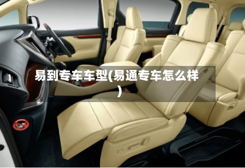 易到专车车型(易通专车怎么样)-第2张图片