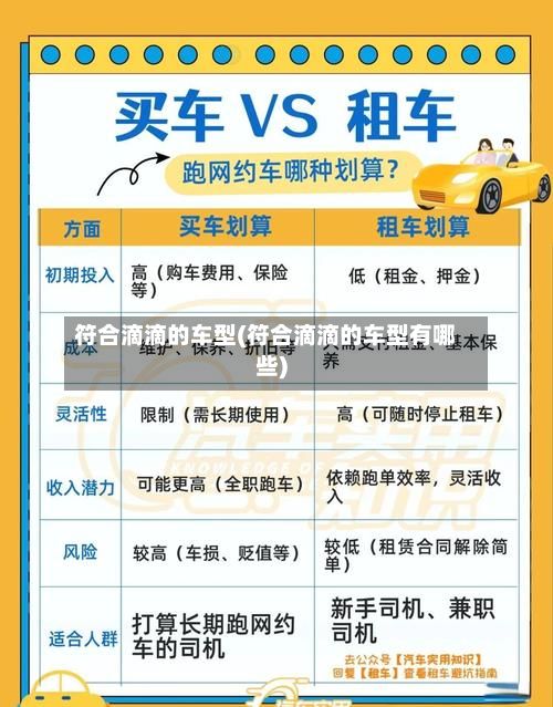 符合滴滴的车型(符合滴滴的车型有哪些)