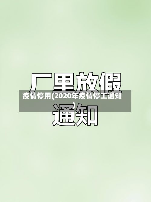 疫情停用(2020年疫情停工通知)-第2张图片